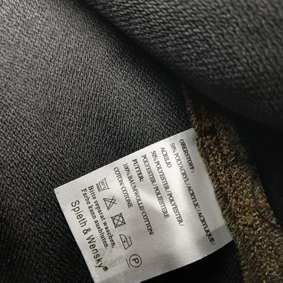 Spieth & Wensky Nachtigall Jacket Loop Melange Olive Green Bavarian Trachten L - Picture 9 of 11